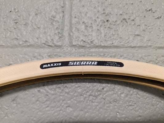 #NewOpenBoxItem - Maxxis Sierra - 700x23c Tire - Cream Color