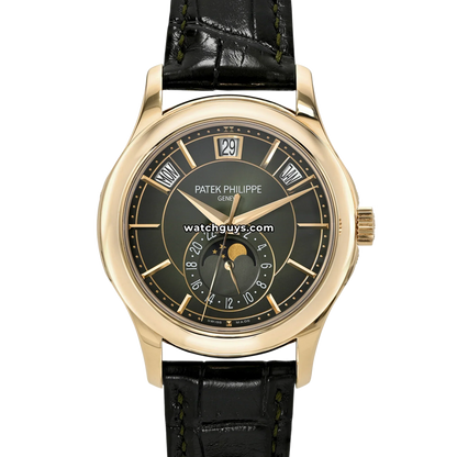 Patek Philippe Annual Calendar 5205R-011 Olive Green Sunburst
