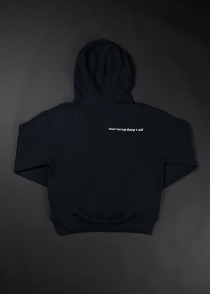 Gothic Black Full Zip Hoodie (SALE)