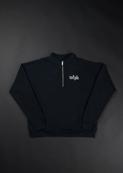 Gothic Black Quarter Zip (SALE)