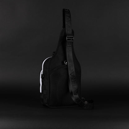 9L Tactical Sling Bag Alpha Black with White Accents