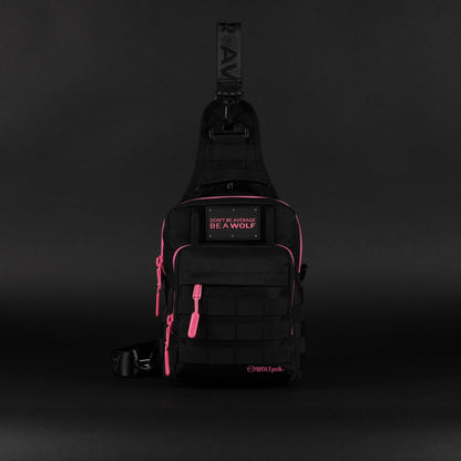9L Tactical Sling Bag Neon Pink