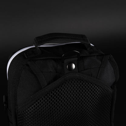 9L Tactical Sling Bag Alpha Black with White Accents