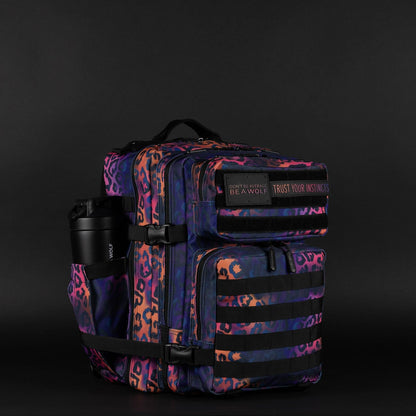 35L Backpack Neon Leopard