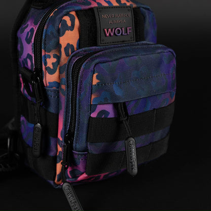 4L Mini Tactical Sling Bag Neon Leopard
