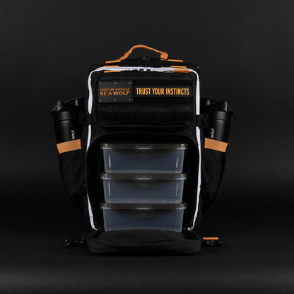 35L Meal Prep Management Backpack Orange Turbo