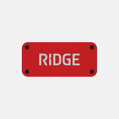 Personalized Logo Plate - Rodeo Red