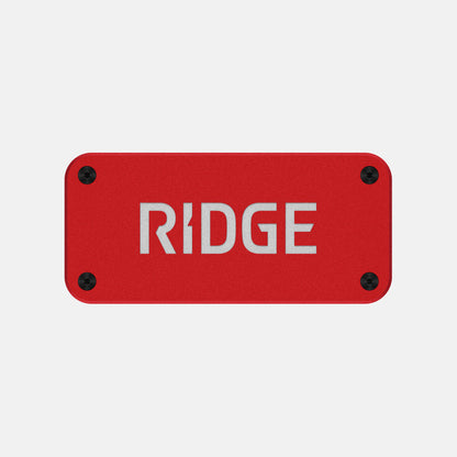 Personalized Logo Plate - Rodeo Red