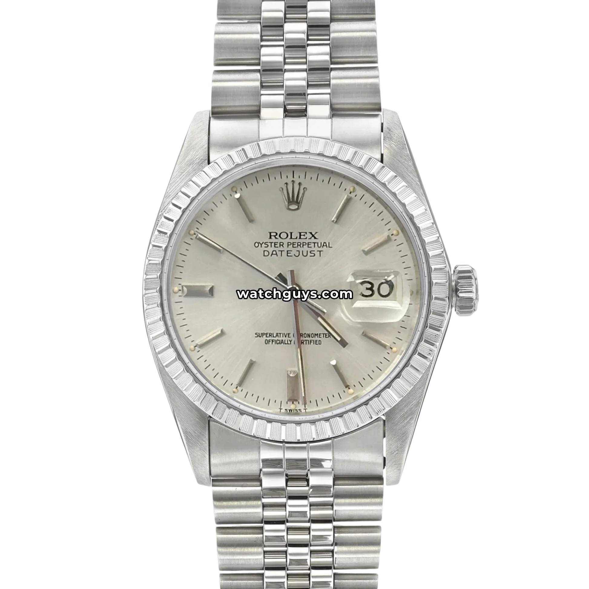 Rolex Datejust 16030 Silver Jubilee