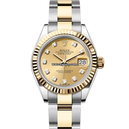 Rolex Datejust 279173 Champagne Diamond Oyster