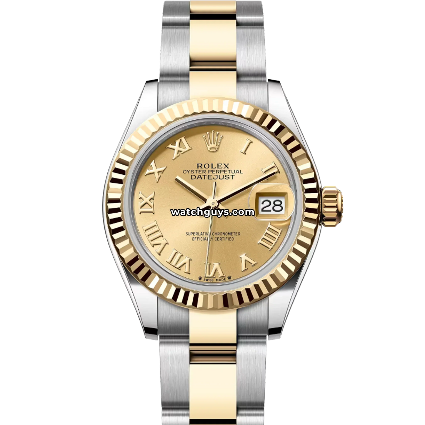 Rolex Datejust 279173 Champagne Roman Oyster