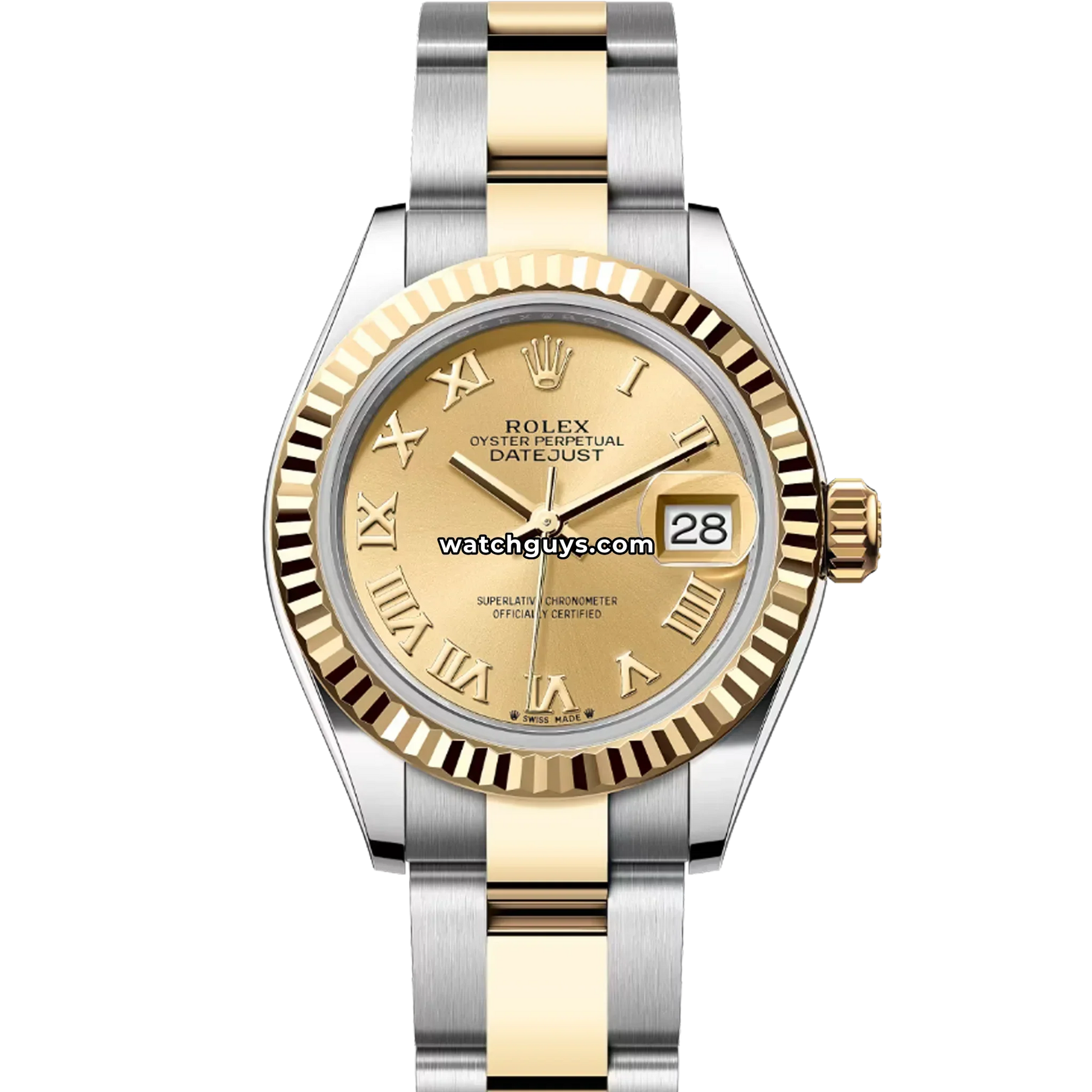 Rolex Datejust 279173 Champagne Roman Oyster