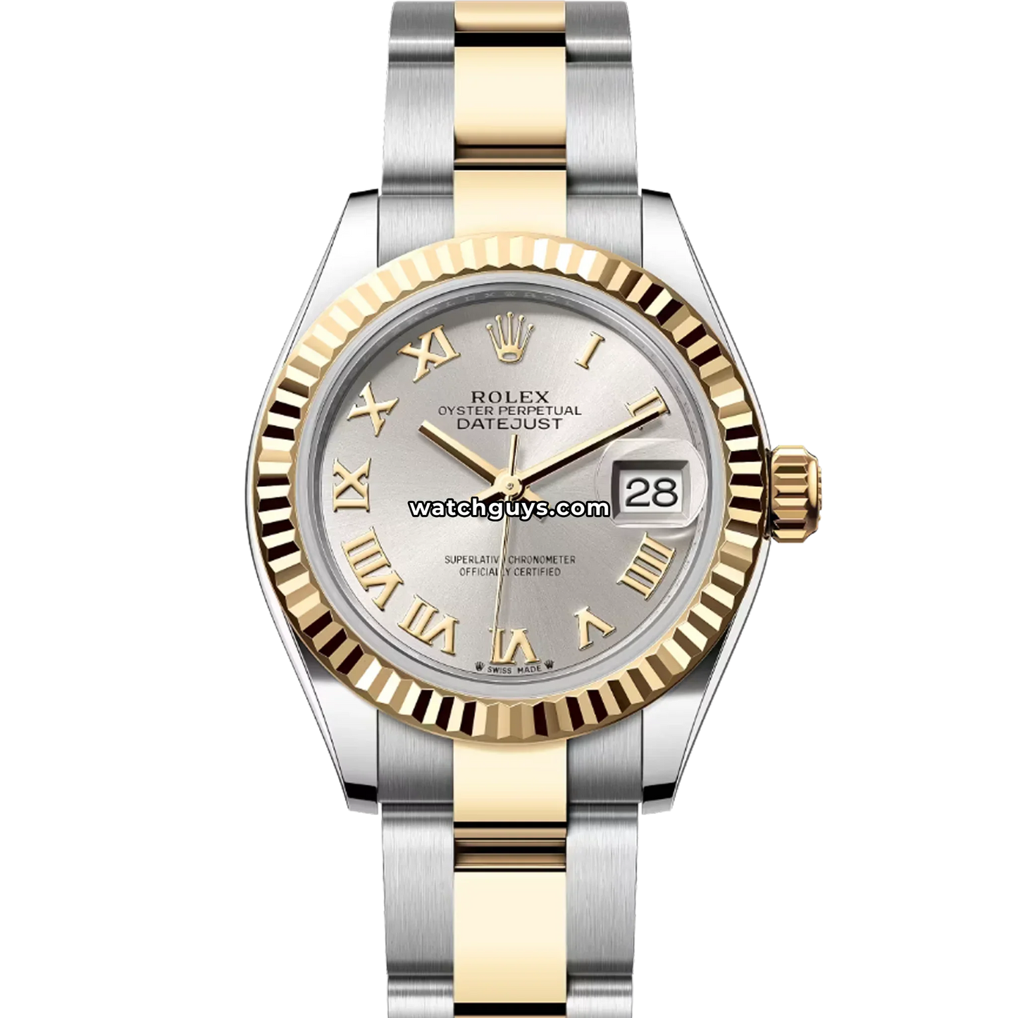 Rolex Datejust 279173 Silver Roman Oyster