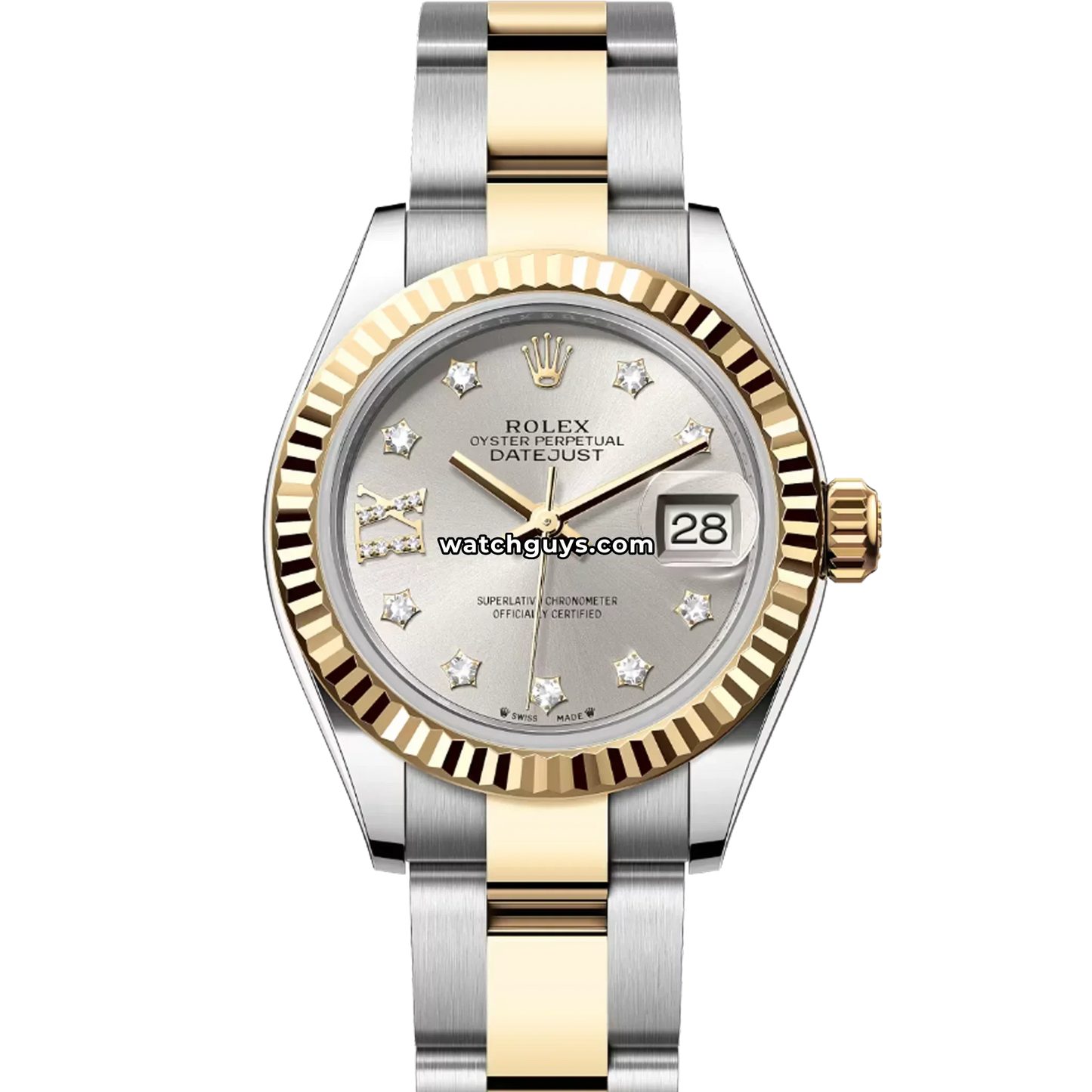 Rolex Datejust 279173 Silver Star Diamond Oyster