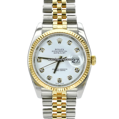 Rolex Datejust 116233 White Diamond Jubilee