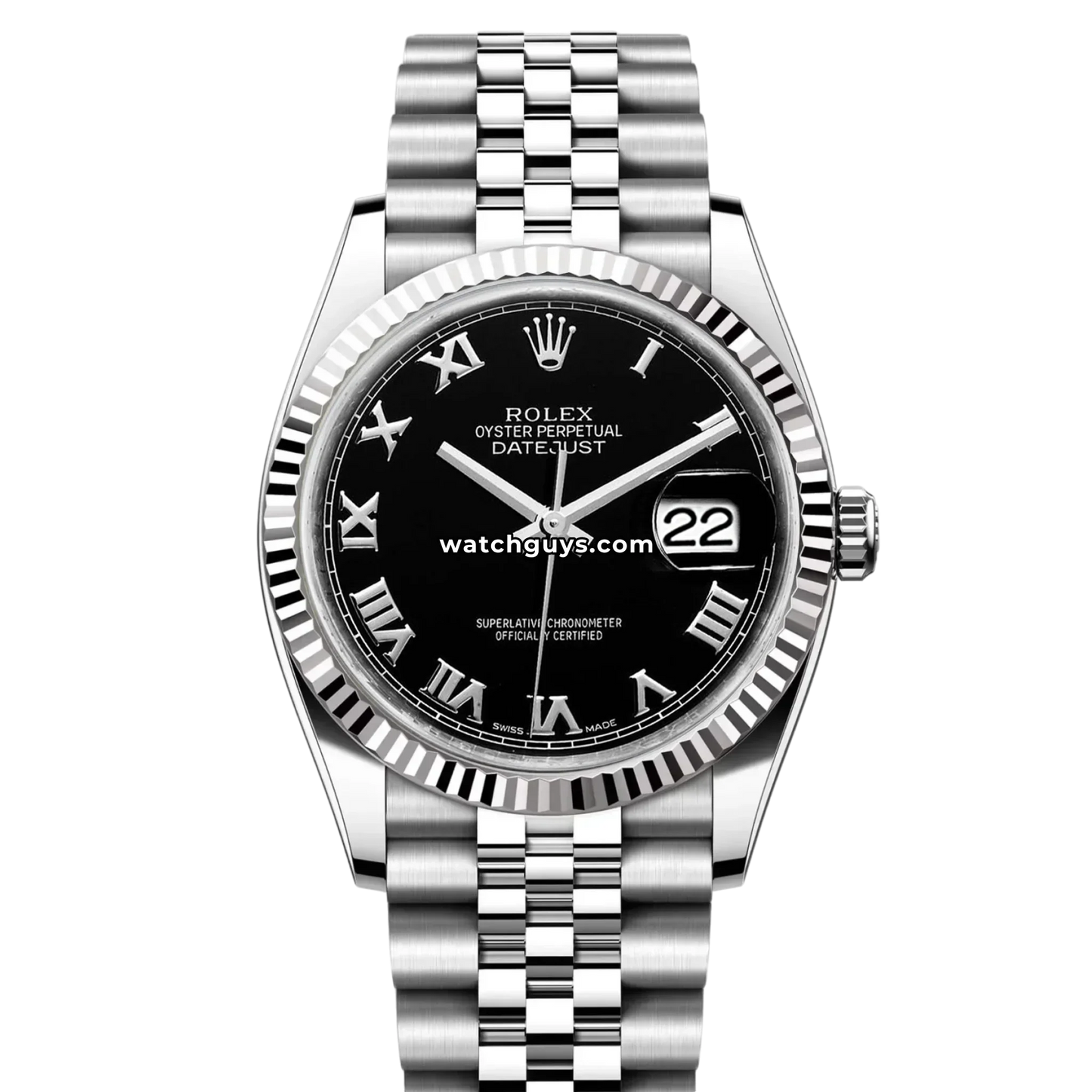 Rolex Datejust 116234 Black Roman Jubilee