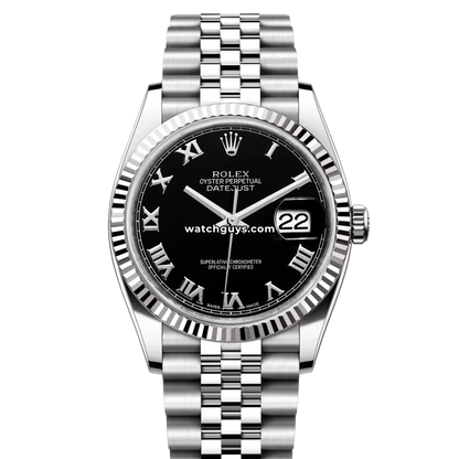 Rolex Datejust 116234 Black Roman Jubilee