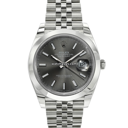 Rolex Datejust 126300 Rhodium Index Jubilee