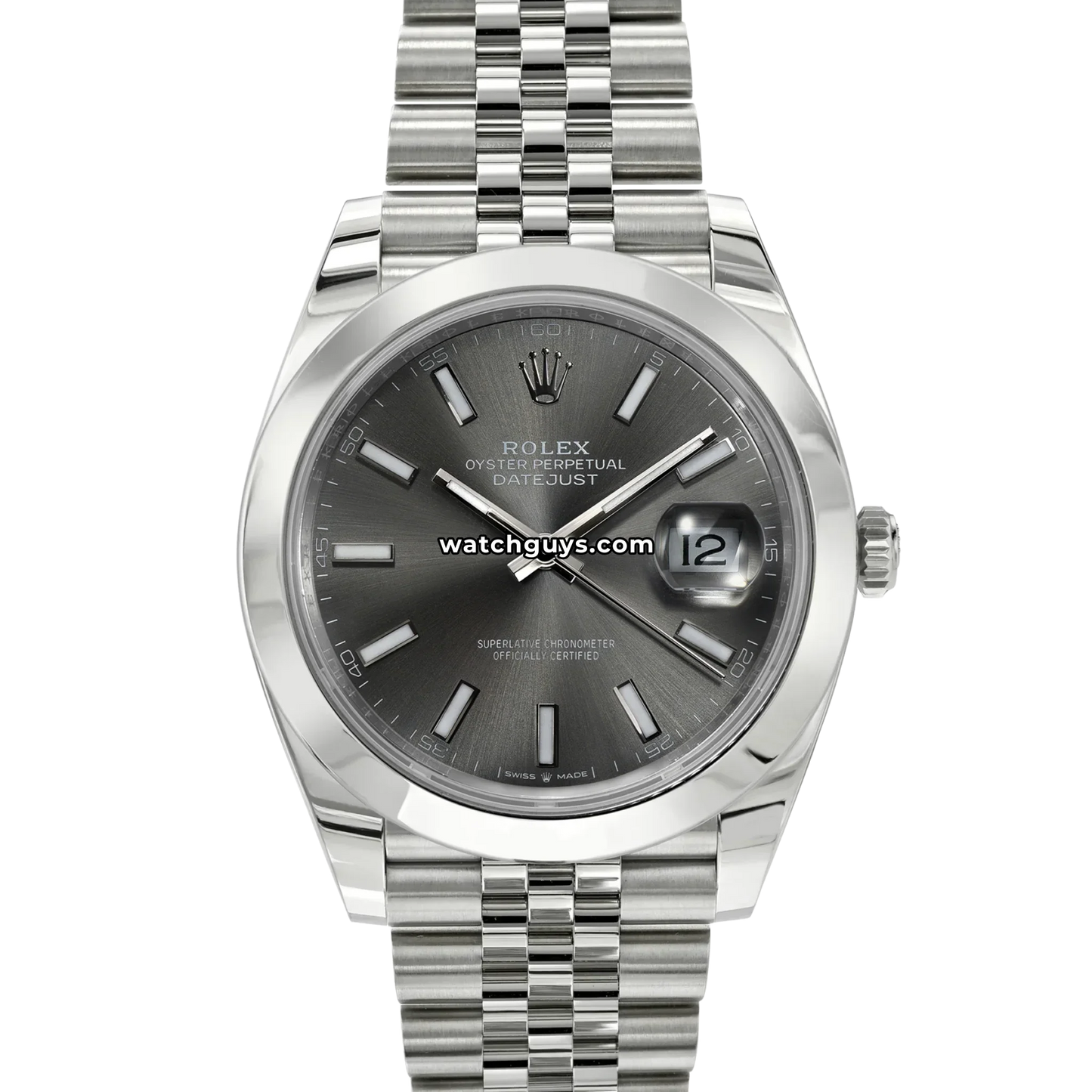 Rolex Datejust 126300 Rhodium Jubilee