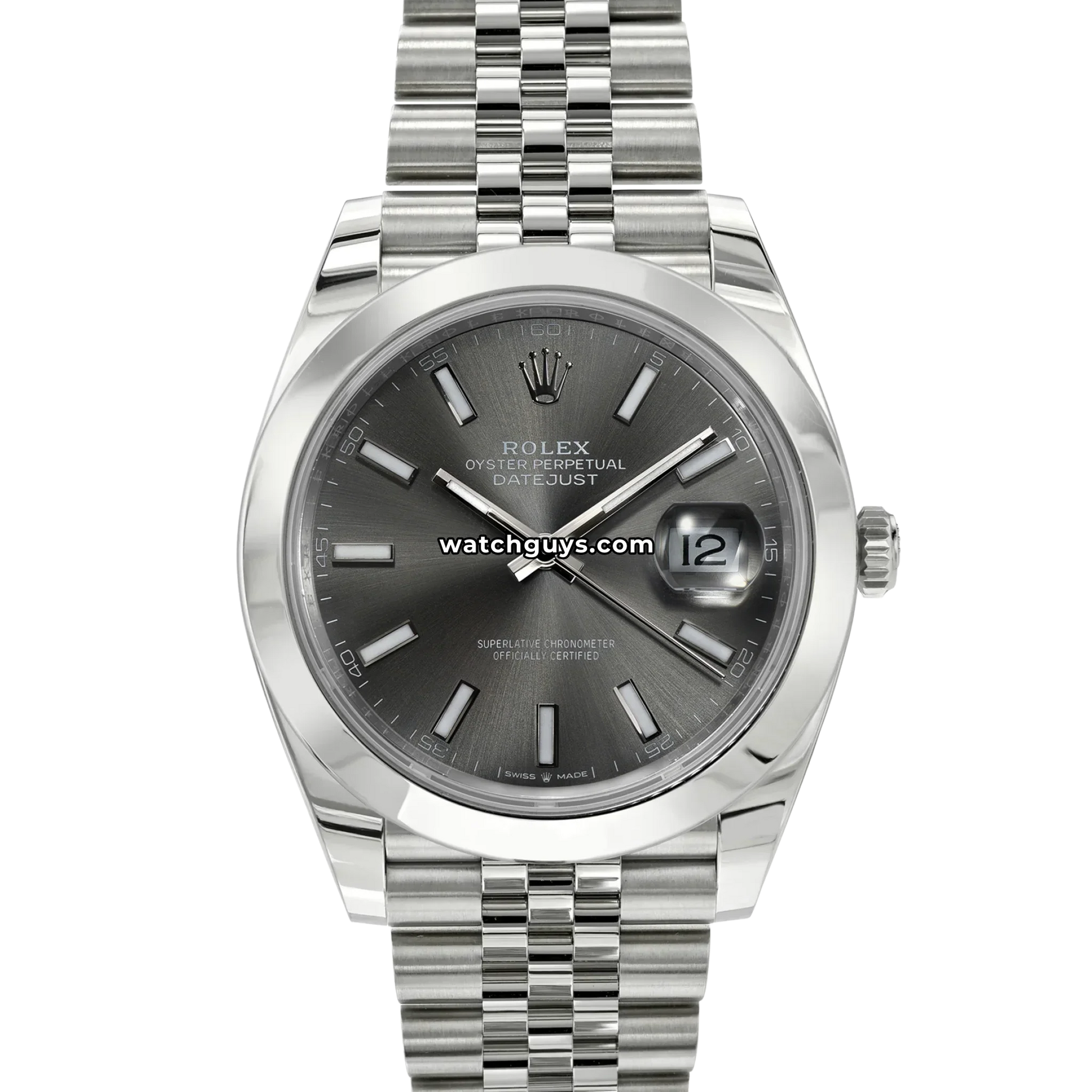 Rolex Datejust 126300 Rhodium Jubilee