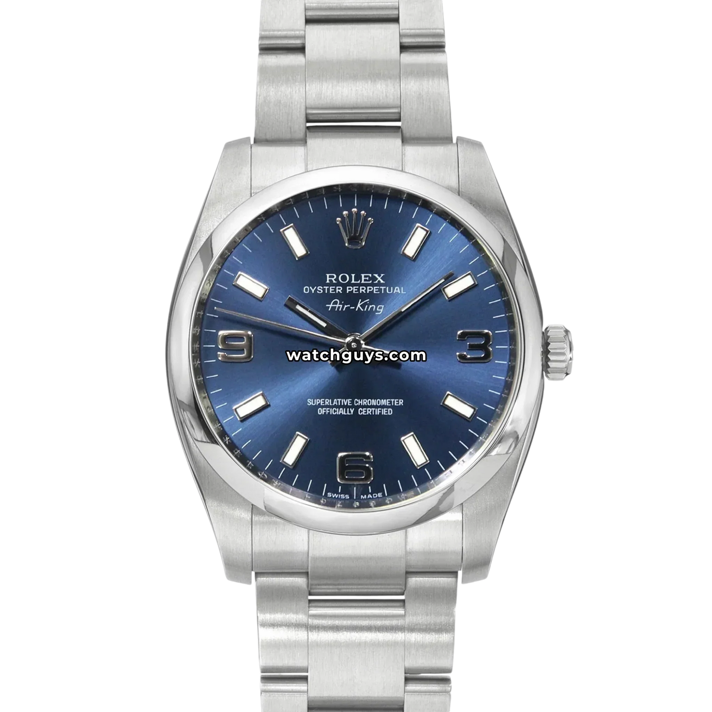 Rolex Air King 114200 Blue Oyster