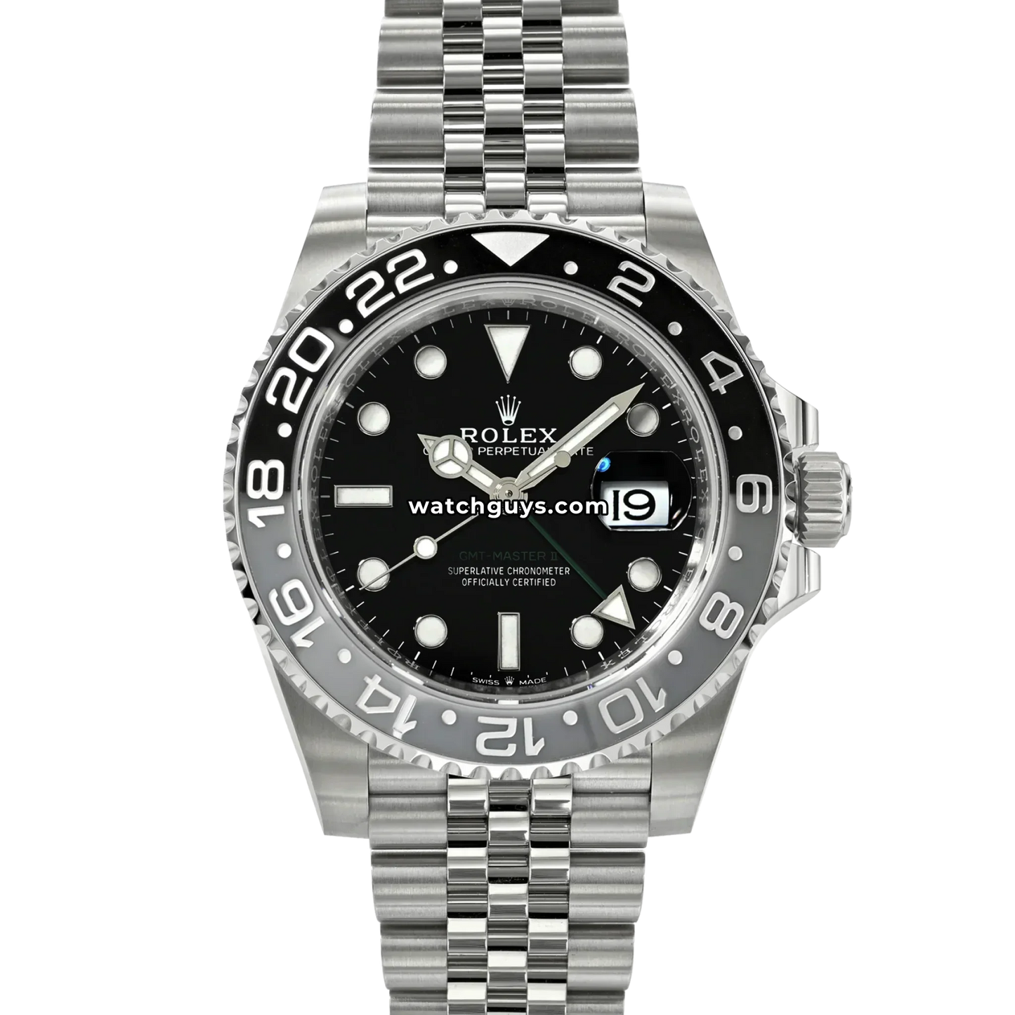 Rolex GMT-Master II 126710GRNR Bruce Wayne Stainless Steel Jubilee