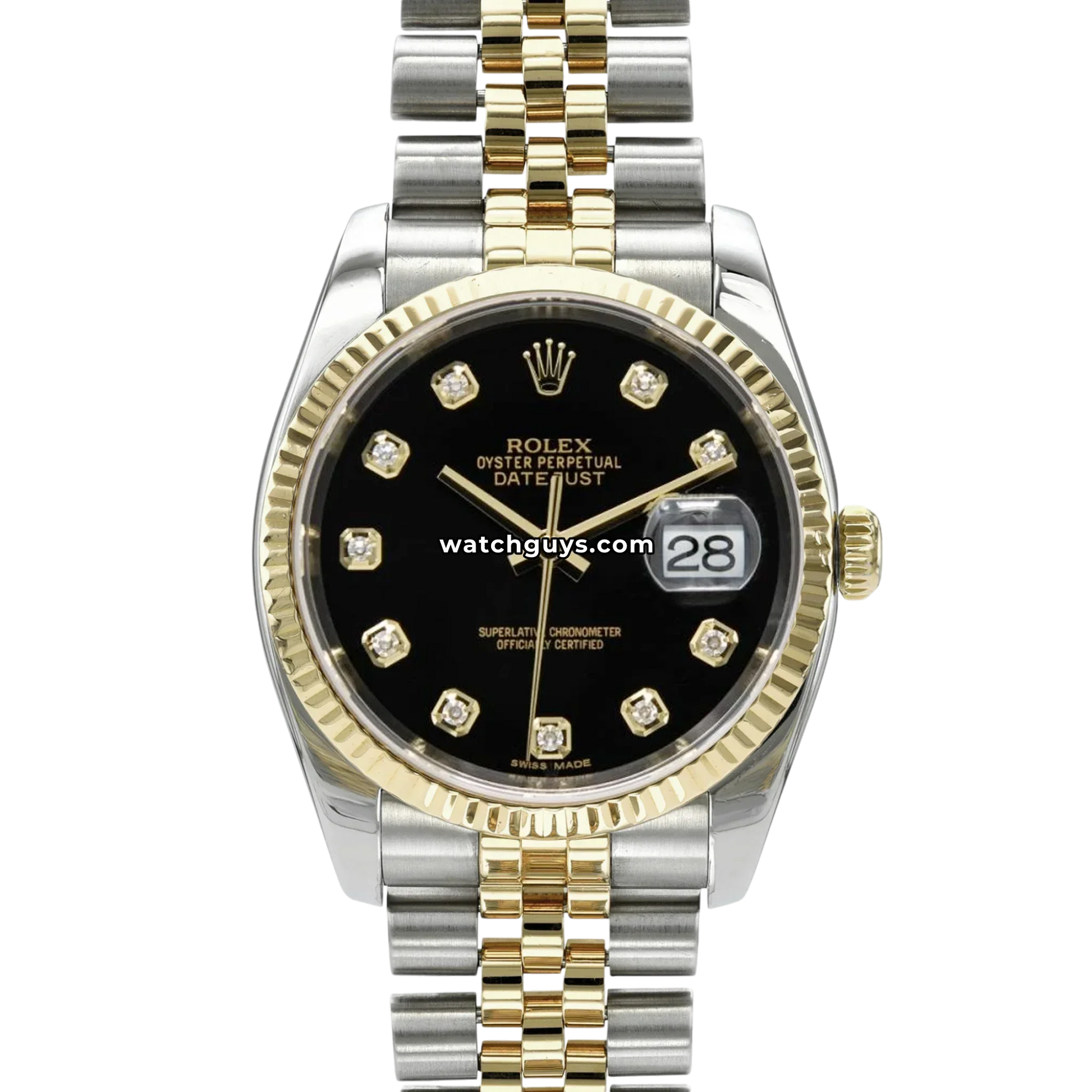 Rolex Datejust 116233 Black Diamond Jubilee