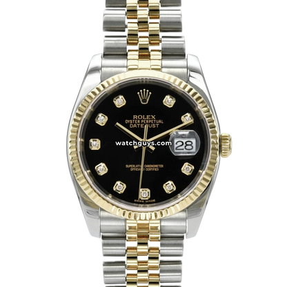 Rolex Datejust 116233 Black Diamond Jubilee