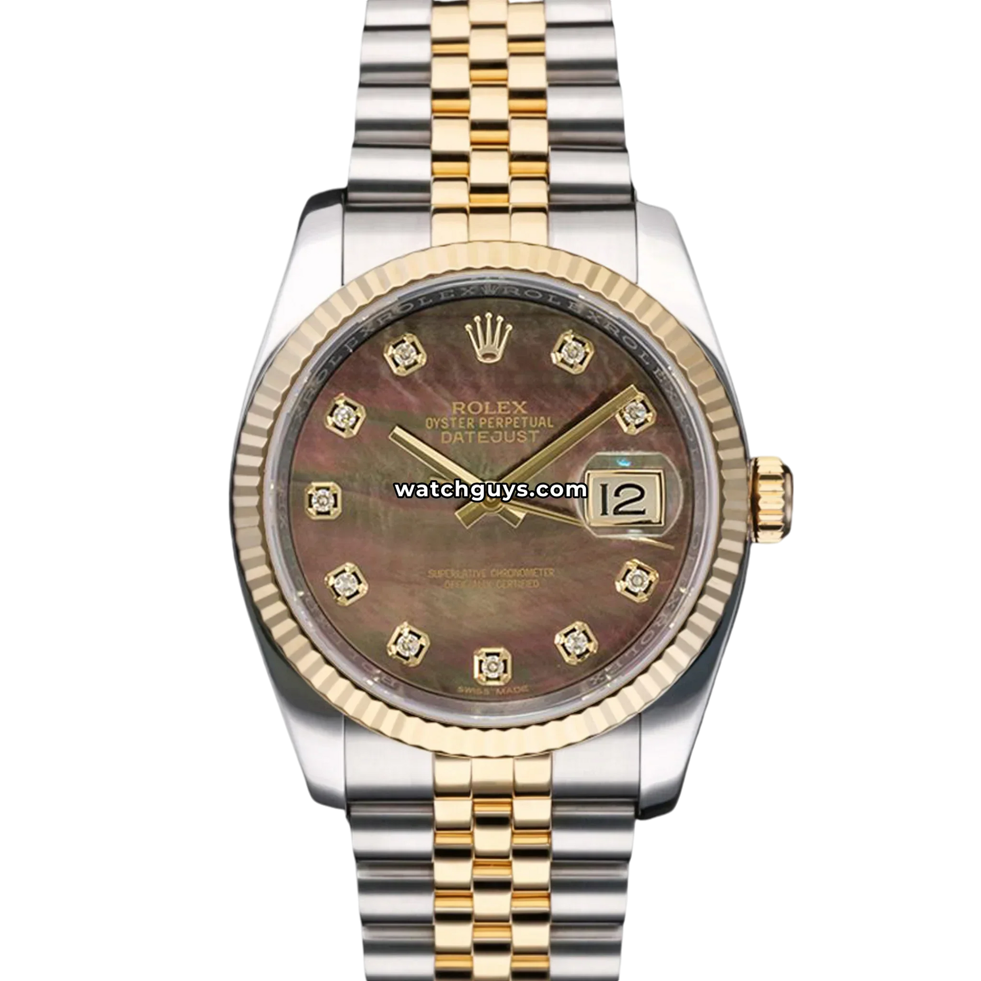 Rolex Datejust 116233 Dark Mother of Pearl Diamond Jubilee