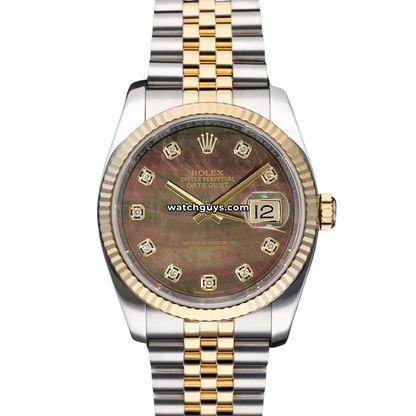 Rolex Datejust 116233 Dark Mother of Pearl Diamond Jubilee