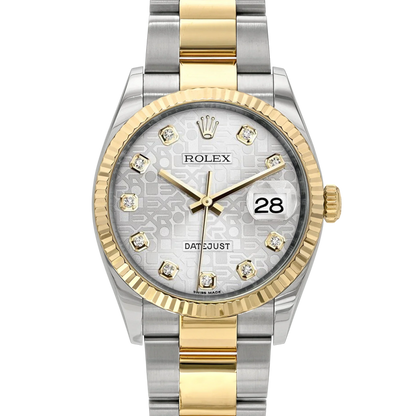 Rolex Datejust 116233 Silver Jubilee Diamond