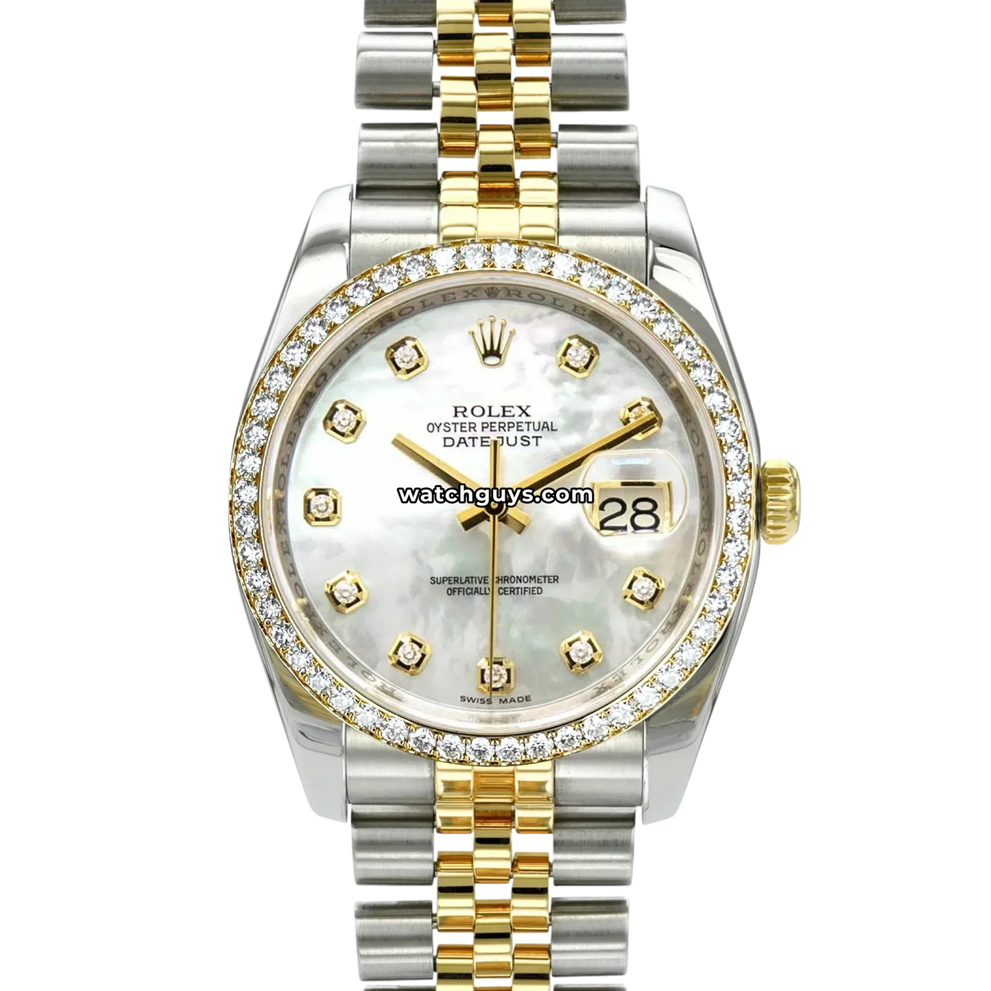 Rolex Datejust 116243 Mother of Pearl Diamond