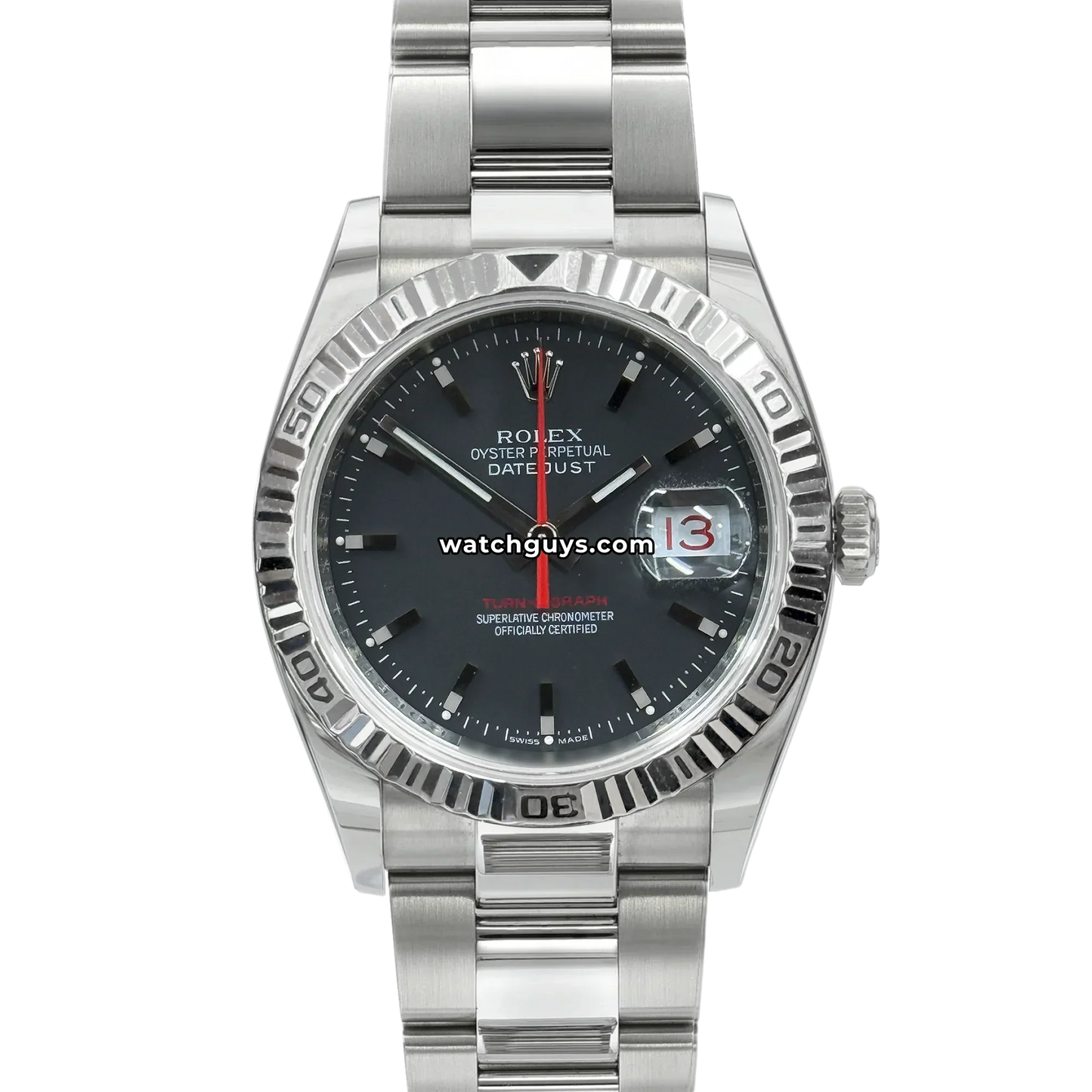 Rolex Datejust 116264 Black Thunderbird
