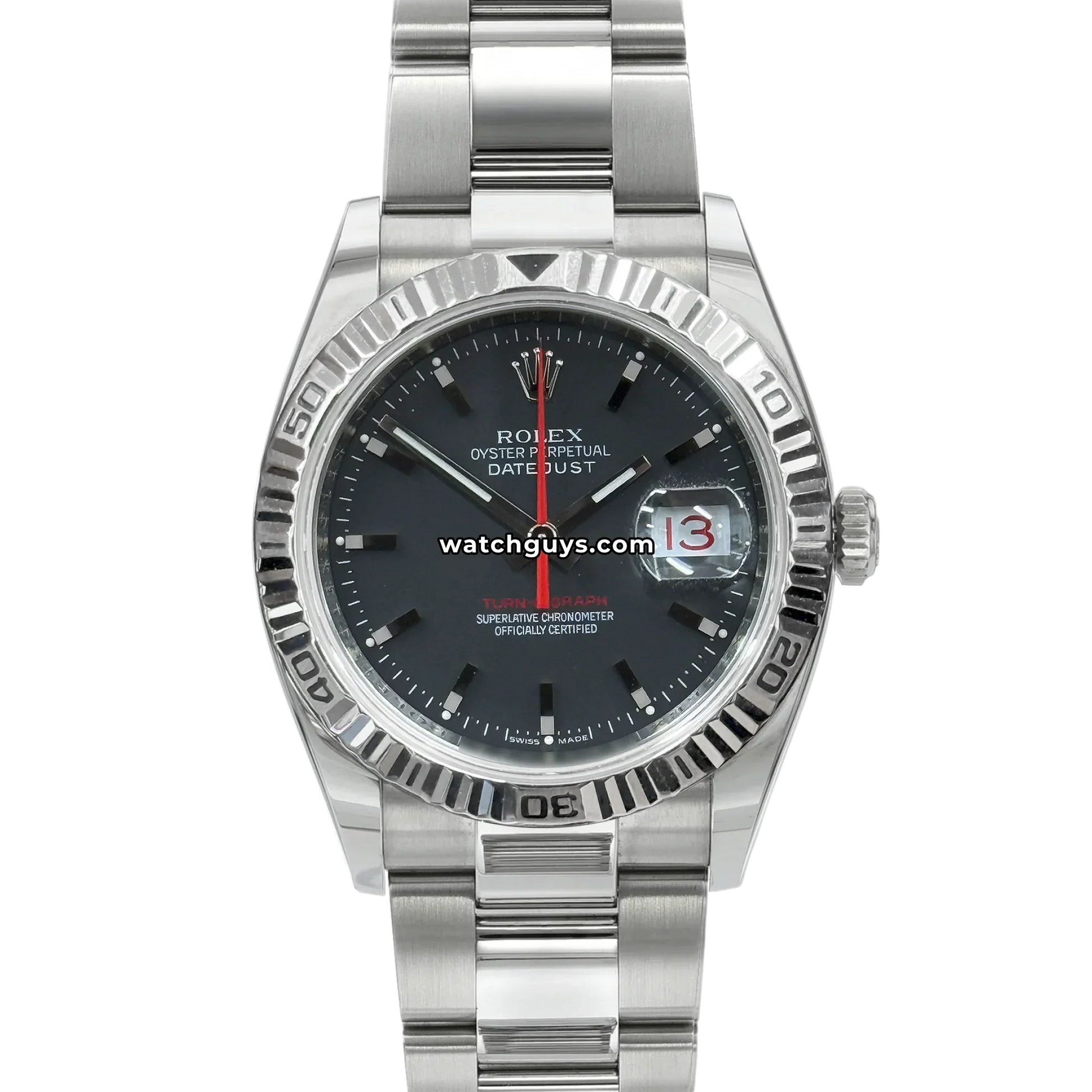 Rolex Datejust 116264 Black Thunderbird