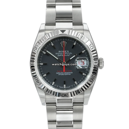 Rolex Datejust 116264 Black Thunderbird