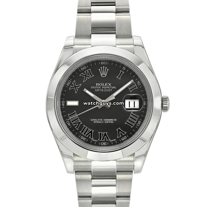 Rolex Datejust 116300 Grey Roman Numeral