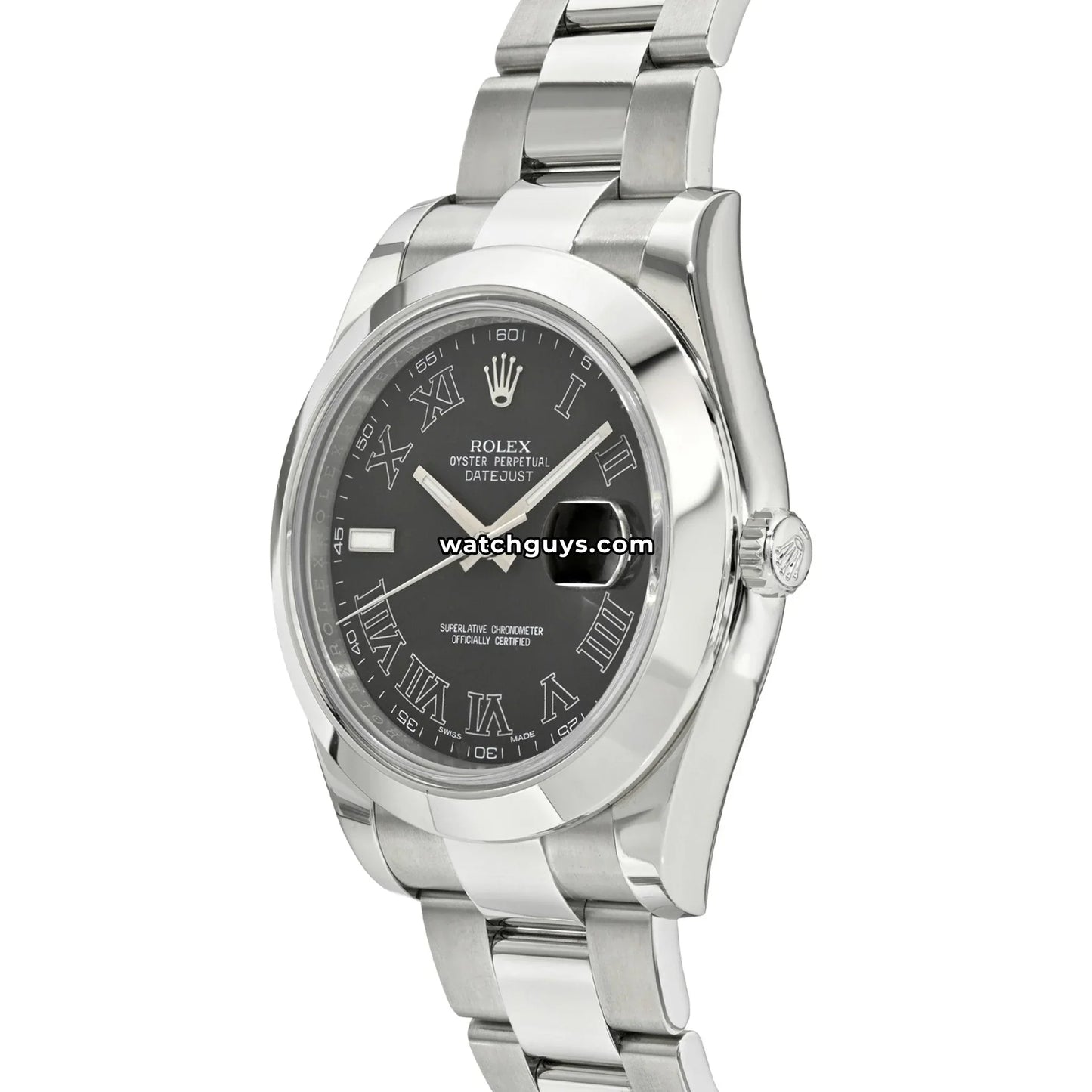 Rolex Datejust 116300 Grey Roman Numeral