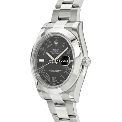 Rolex Datejust 116300 Grey Roman Numeral