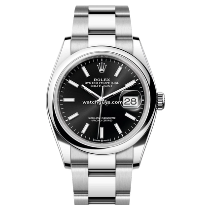 Rolex Datejust 126200 Black Index Oyster