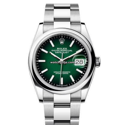 Rolex Datejust 126200 Green "Ombre" Oyster