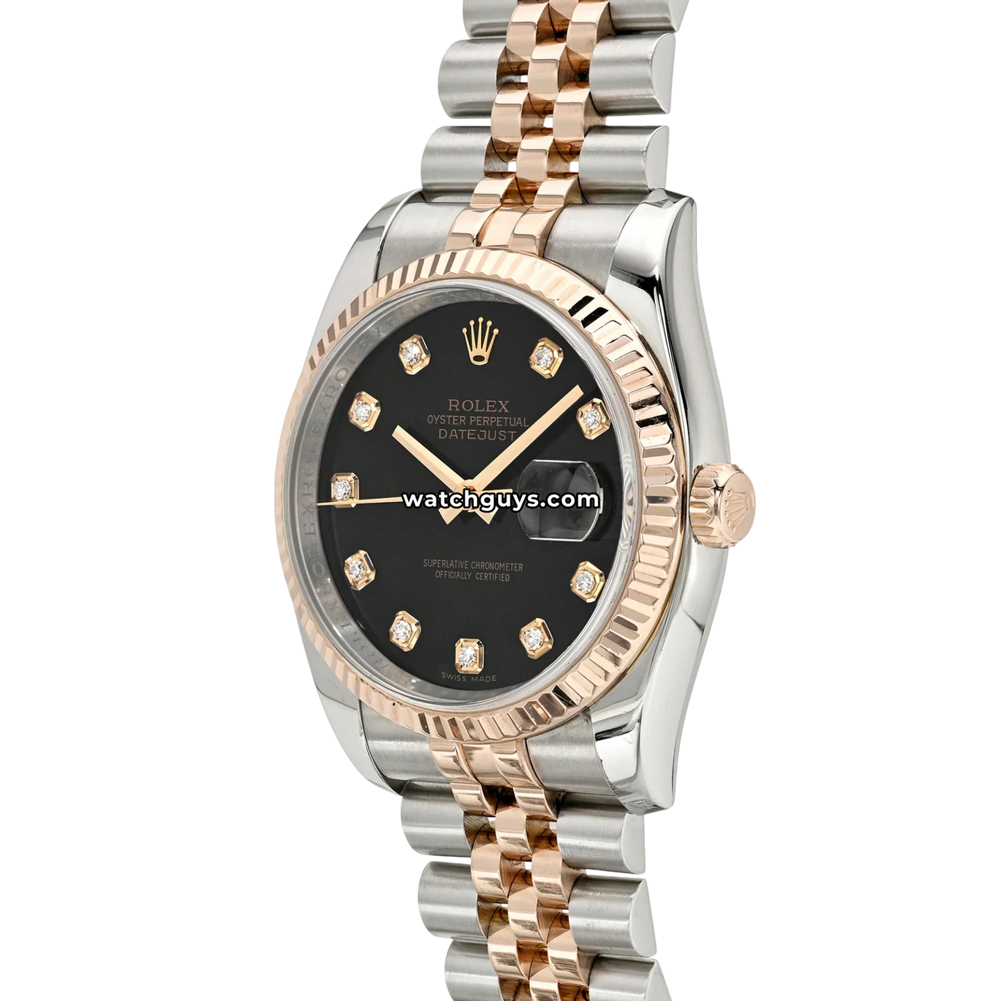 Rolex Datejust 116231 Black Diamond Jubilee