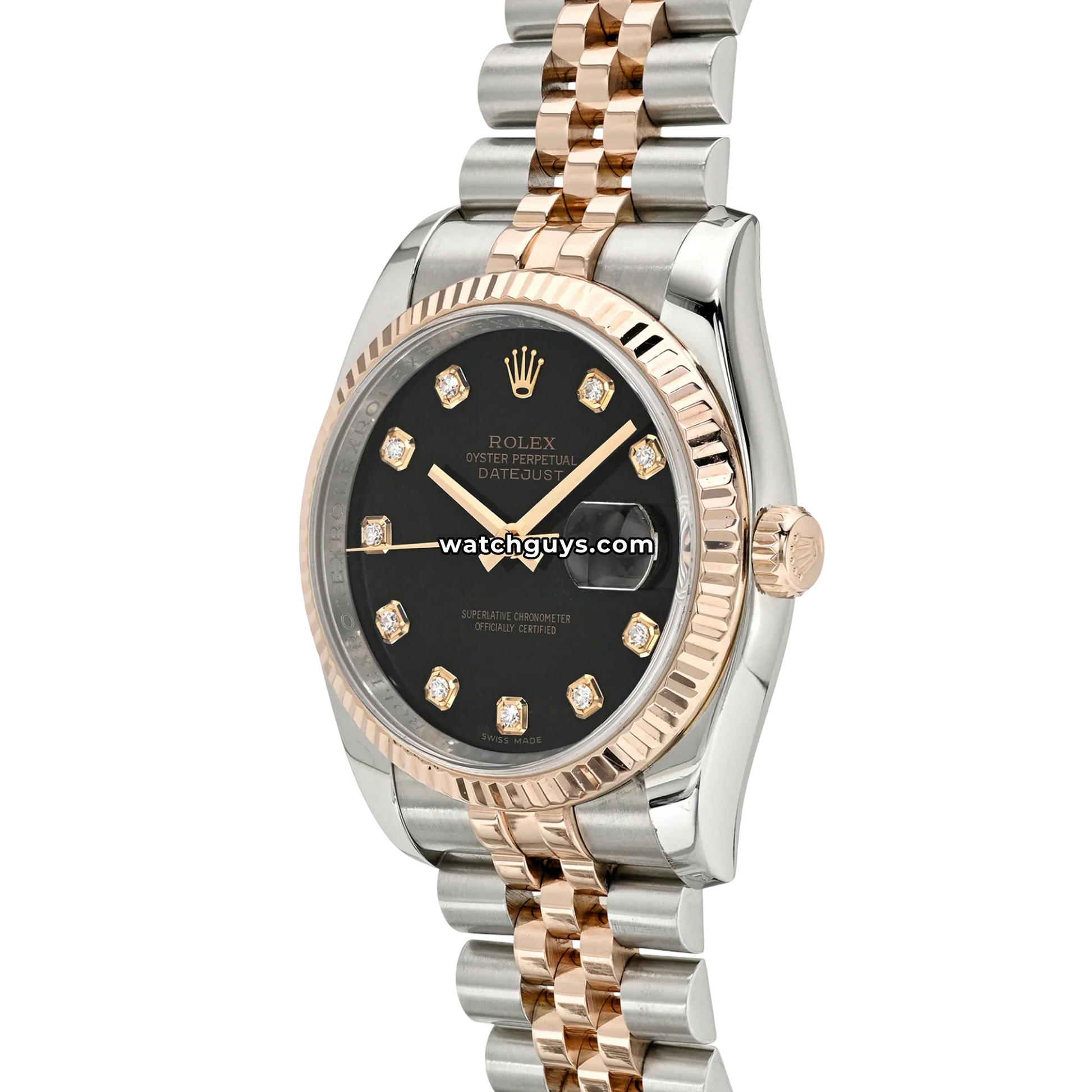 Rolex Datejust 116231 Black Diamond Jubilee