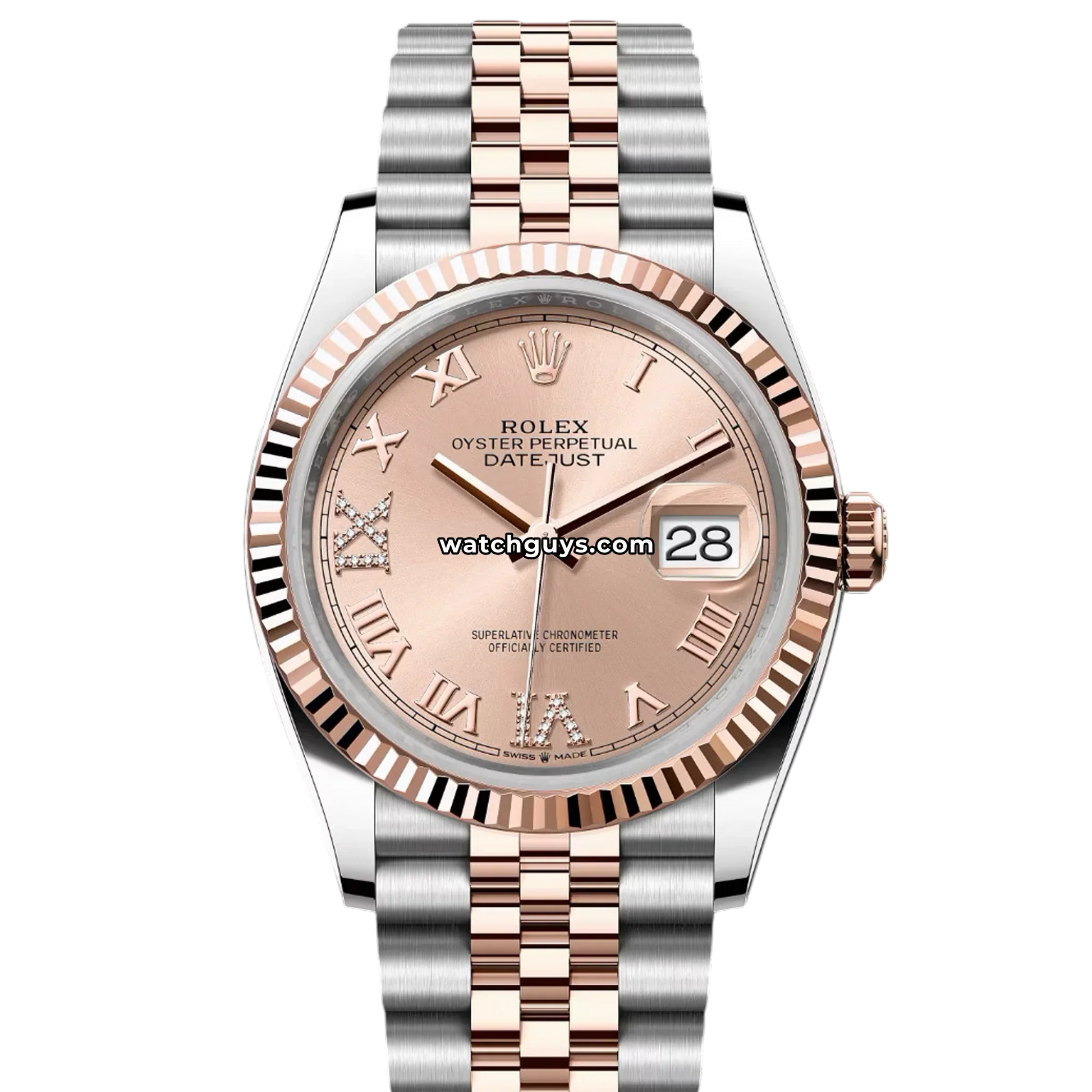 Rolex Datejust 126231 Rose Roman Diamond Jubilee