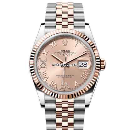 Rolex Datejust 126231 Rose Roman Diamond Jubilee