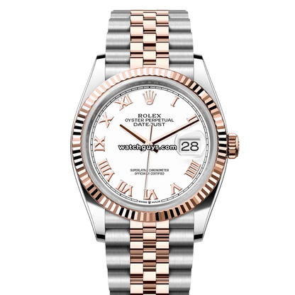 Rolex Datejust 126231 White Roman Jubilee