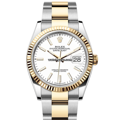 Rolex Datejust 126233 White Index Oyster