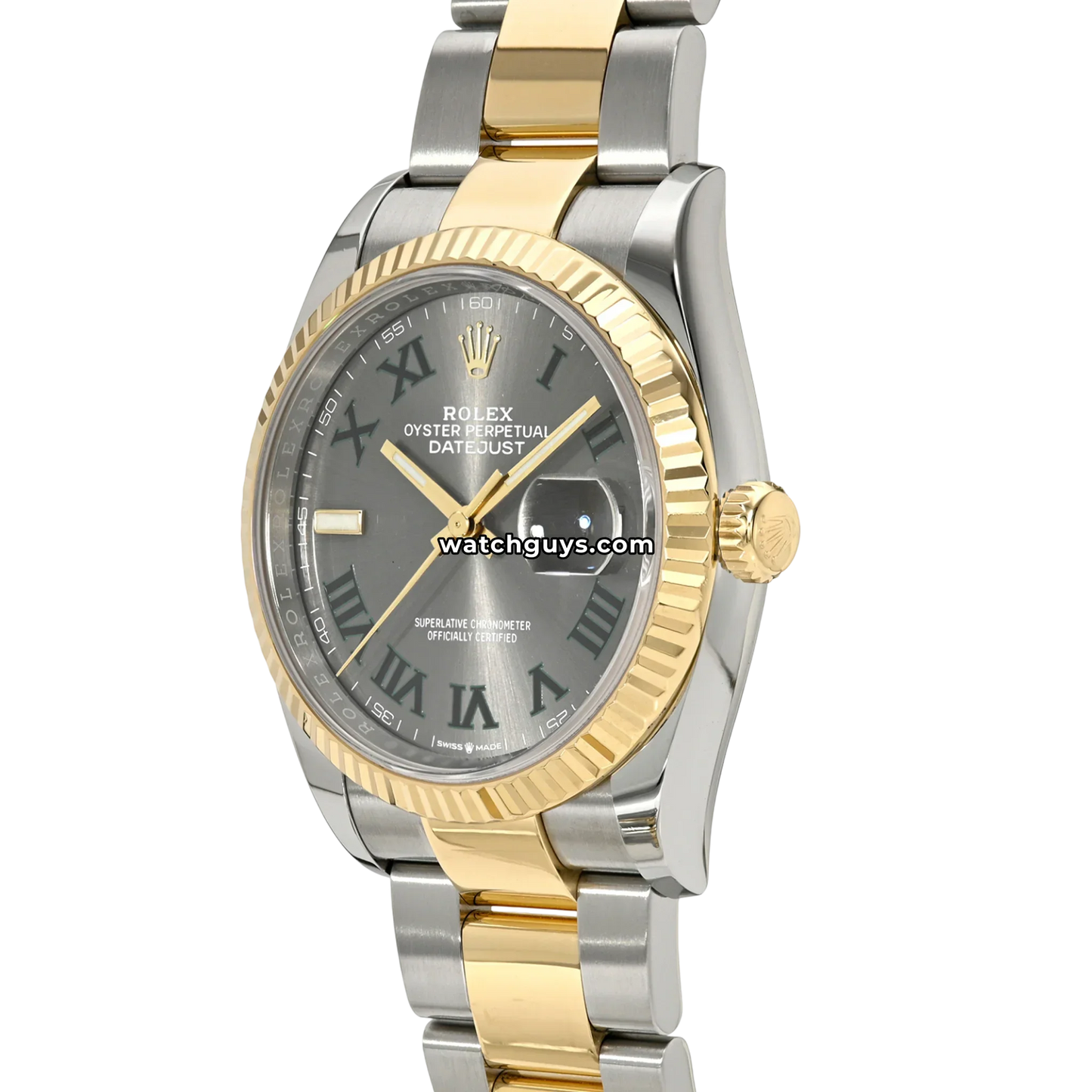 Rolex Datejust 126233 Wimbledon Two Tone Oyster