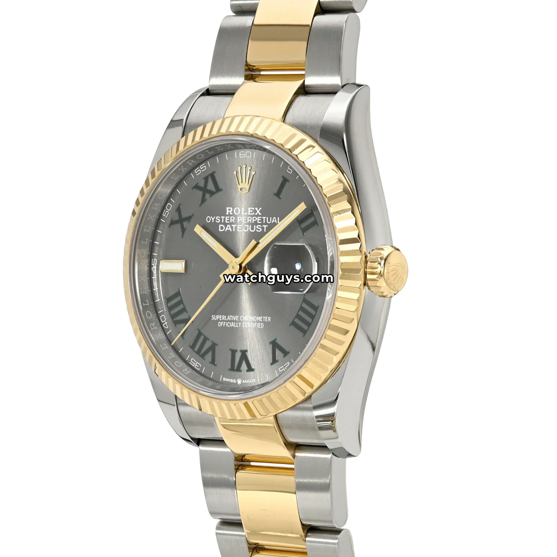 Rolex Datejust 126233 Wimbledon Two Tone Oyster