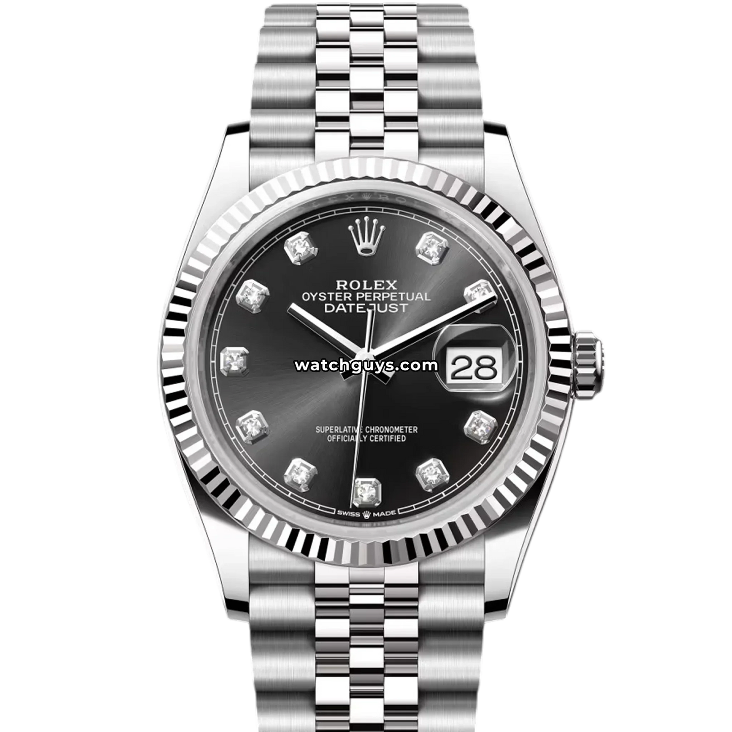 Rolex Datejust 126234 Black Diamond Jubilee