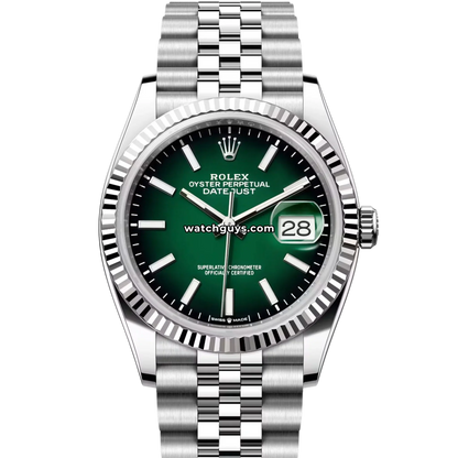 Rolex Datejust 126234 Green "Ombre" Jubilee